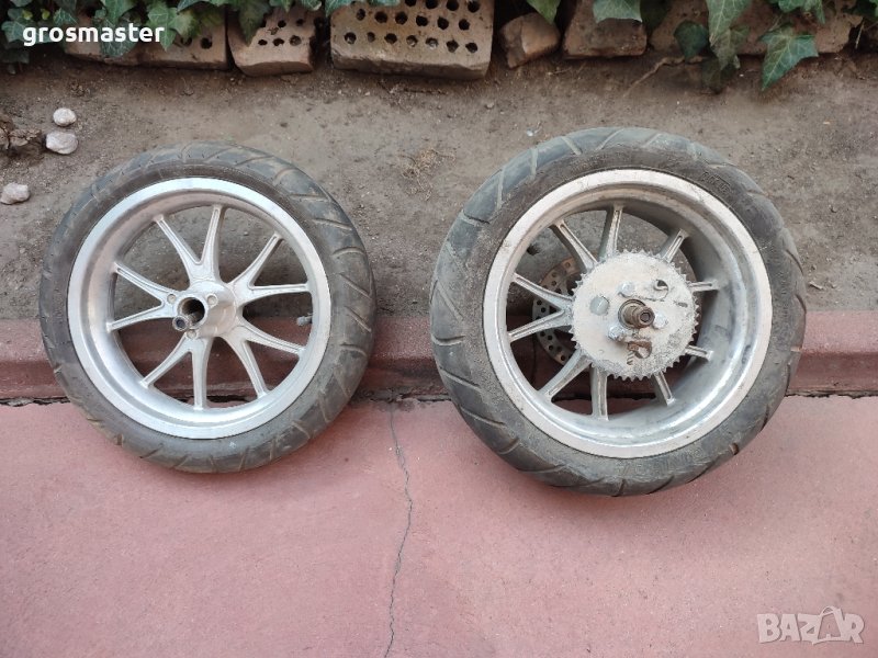 Гуми с джанти за супер покет байк (super pocket bike), снимка 1