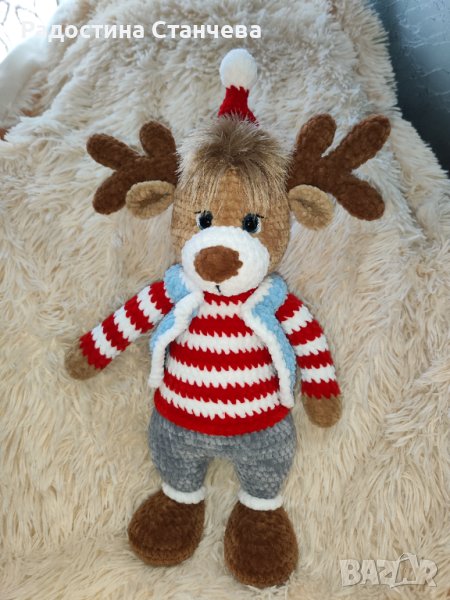 Плюшен елен ръчна изработка , снимка 1