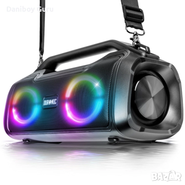 Duronic Boombox BX48, Bluetooth тонколона, IPX5  RGB, снимка 1