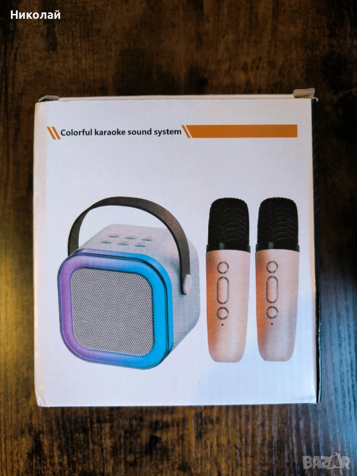 Караоке блутут колонка със микрофон , снимка 1