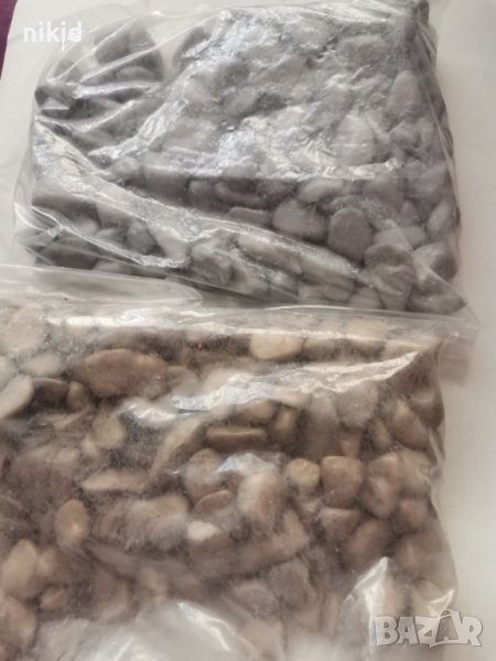 250 gr камъчета камъни сребристи златисти декоративни за декорация, снимка 1