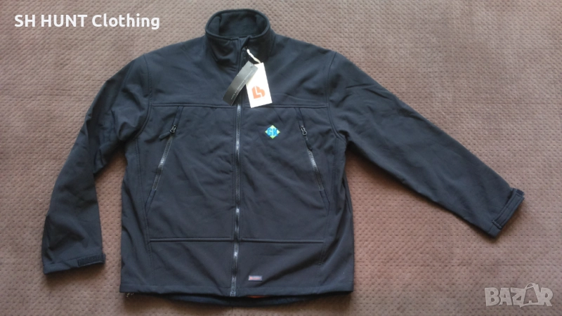 L.BRADOR Softshell Work Jacket размер L работна горница вятърно устойчива W4-164 , снимка 1