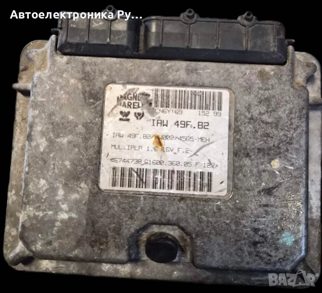 компютър FIAT MULTIPLA 1.6, IAW 49F.B2, IAW49FB2, 46744738, 61600.360.05 F, снимка 1