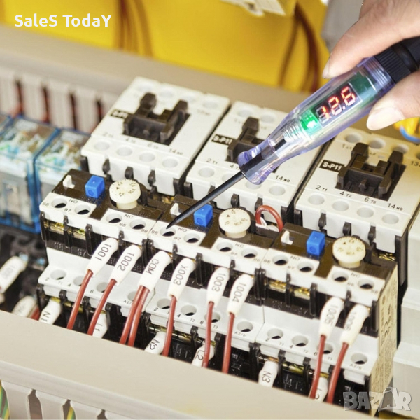 Дигитална Пробна лампа, Тестер за електрически вериги, 12V, снимка 1