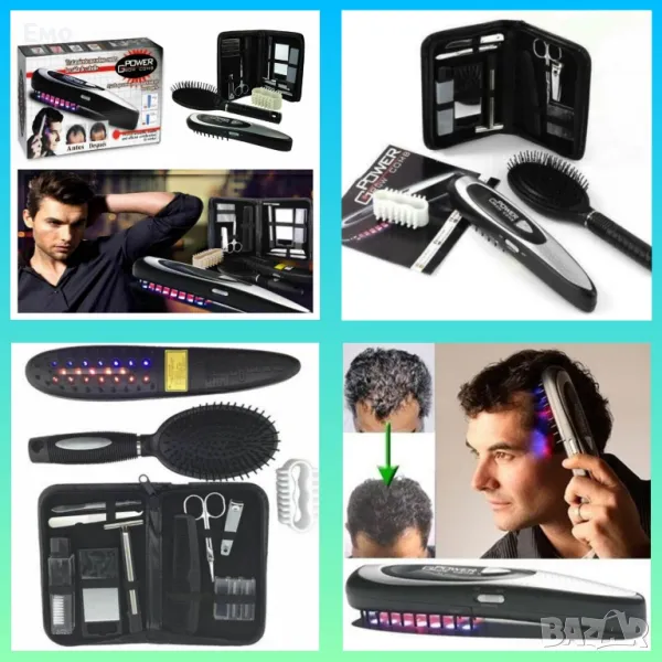 Лазерен гребен за стимулиране растежа на косата, снимка 1