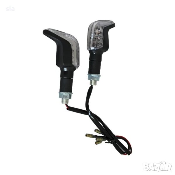 Комплект Диодни мигачи за мотор, 12V, 2 бр, снимка 1