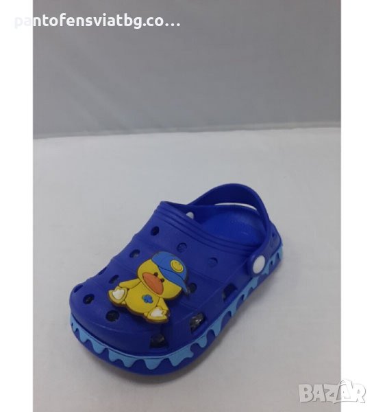 Детски чехли тип крокс синьо 21/30, снимка 1