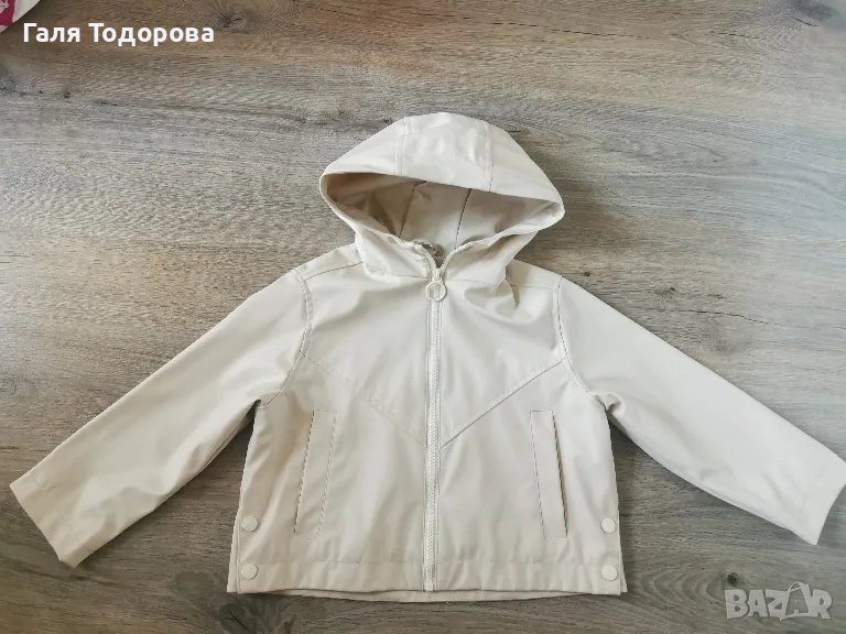 Кожено яке Zara 6г. до 116см, снимка 1