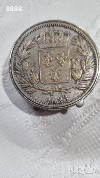 Vintage кутия за хапчета от бронз , снимка 1