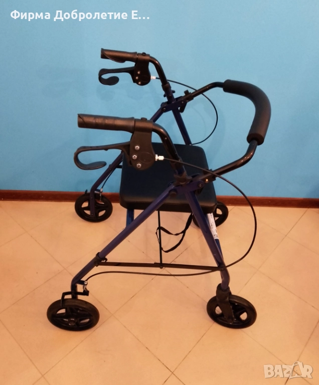  Ролатор Mobiak Blue Walker , снимка 1