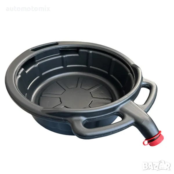 Вана за масло с финия и дръжки, Съд за смяна на масло или спирачна течност, 2 размера, снимка 1