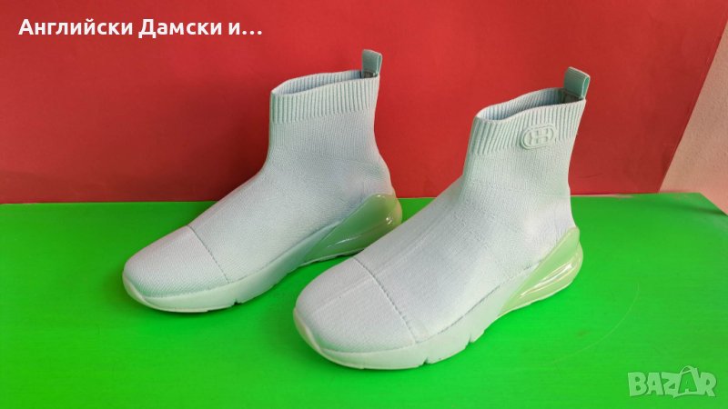 Английски дамски кецове тип чорап-RIVER ISLAND, снимка 1