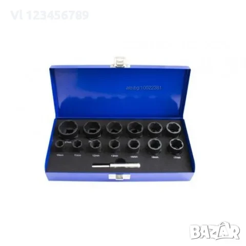 Екстрактори комплект 14 части 10-27мм, HAWEK, снимка 1