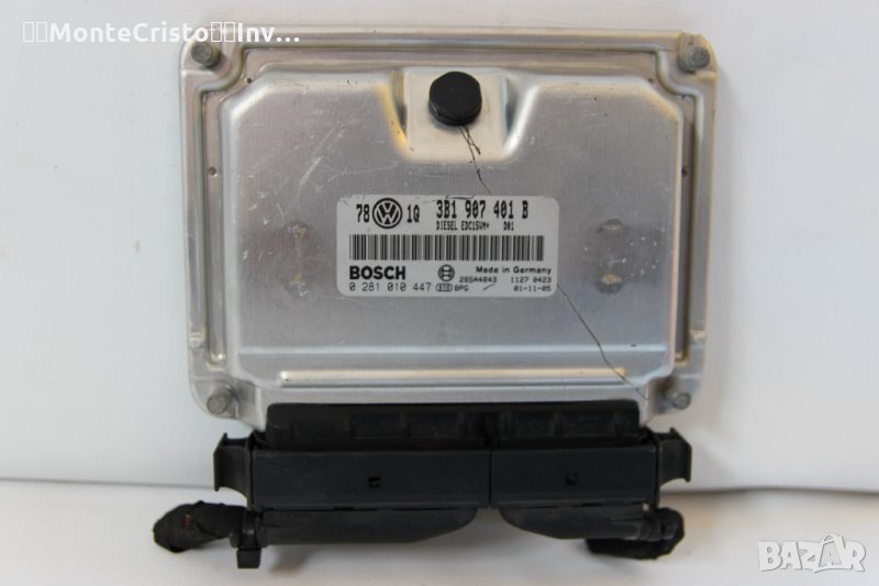 Моторен компютър VW Passat B5 B5.5 (1997-2005г.) 3B1 907 401 B / 3B1907401B / 0281010447 EDC15VM+, снимка 1