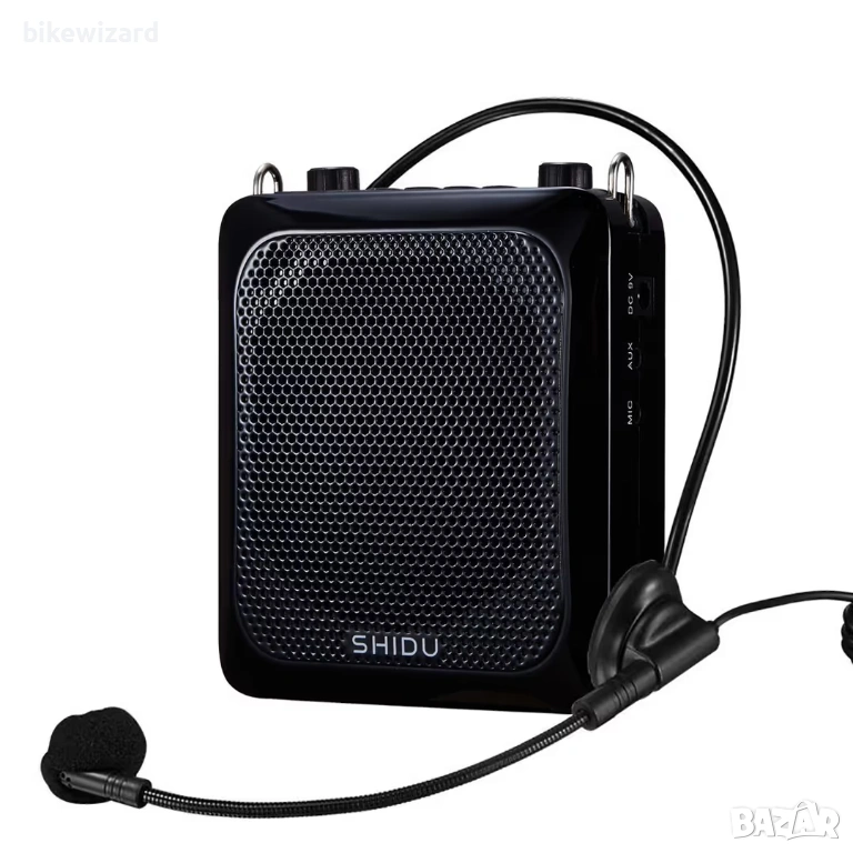 SHIDU Voice Amplifier Portable Bluetooth Speaker Microphone – 18W акумулаторна НОВО, снимка 1