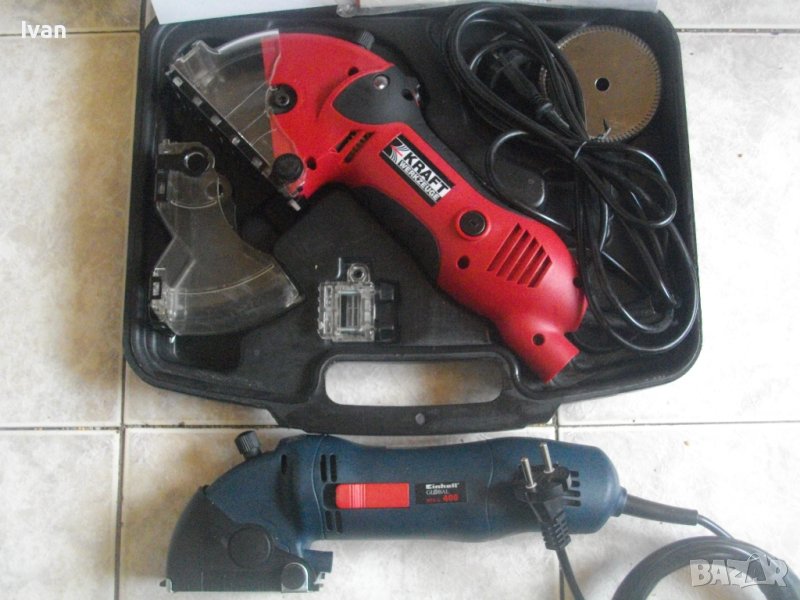 Нов 450W/400W-KRAFT WERKZEUGE/Einhell-Немски Роторайзер/Мини Ръчен Циркуляр За 1 Ръка-ф85мм/ф50,8мм, снимка 1