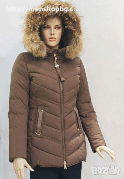 Дамско яке код 25 - кафяво, снимка 1