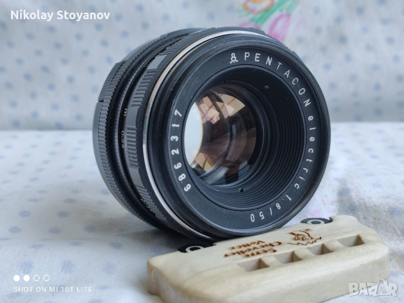 Обектив - PENTACON electric 1.8/50 mm., снимка 1