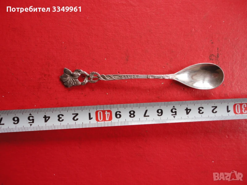 Колекционерска посребрена лъжичка 4, снимка 1