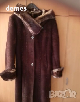Дамско кожено палто , размер М, снимка 1