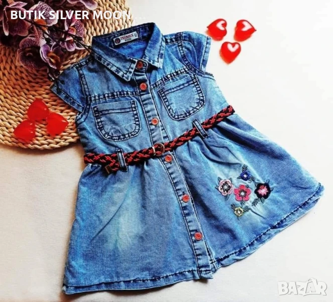 Детска Дънкова Рокля ✨2,3г✨, снимка 1