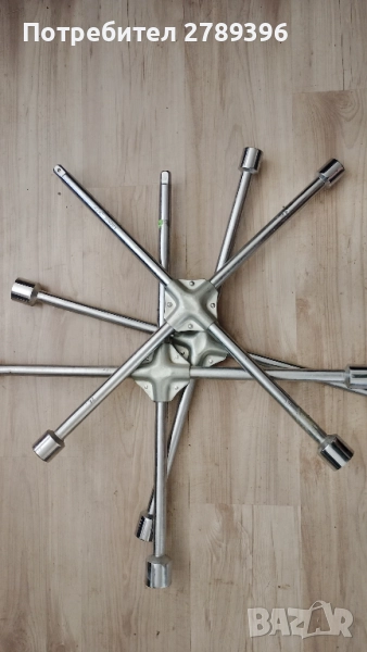 камионски кръстат ключ за гуми, снимка 1