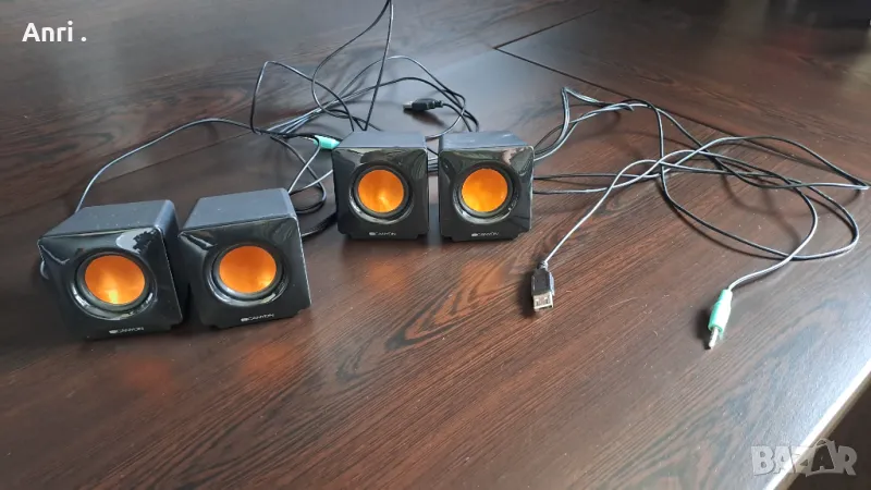 Продавам  два  броя  тонколонки  за  компютър ., снимка 1