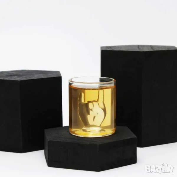 Комплект стъклени Рок шотове - 4 броя, снимка 1