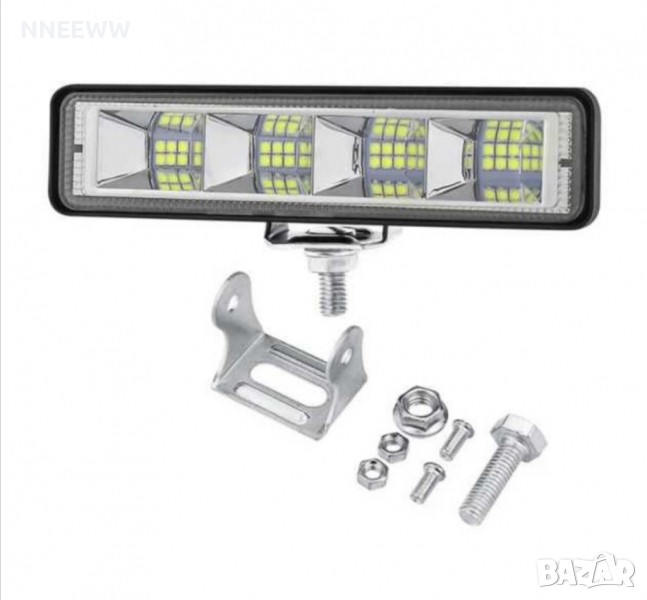 LED Халоген Диоден Фар Прожектор Халоген 72 вата 24 диода 12 /24 волта , снимка 1