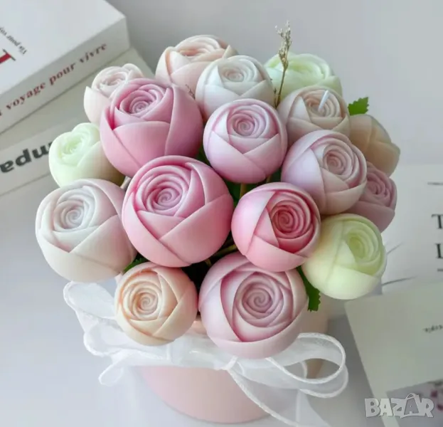 Молдове комплект 2 броя рози в два размера , снимка 1