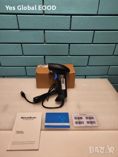 NetumScan 2D Баркод Скенер – USB Четец за QR и PDF417 (NSL5), снимка 1