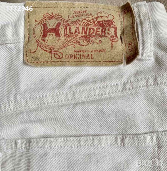 Бели оригинални дънки High Landers W32, снимка 1