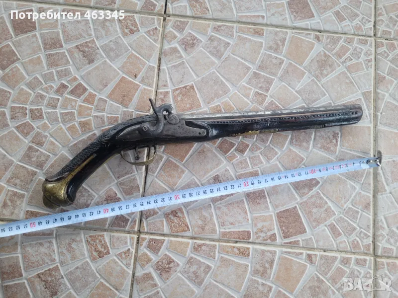 пистолет, пищов, кремъклия, евзалия, снимка 1