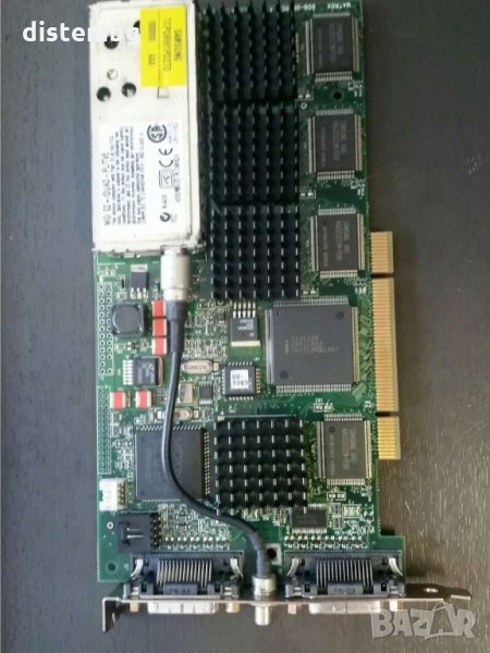 Видеокарта PCI-TV+Graphics Matrox MGI G2+/QUAD-PL/TVE, снимка 1