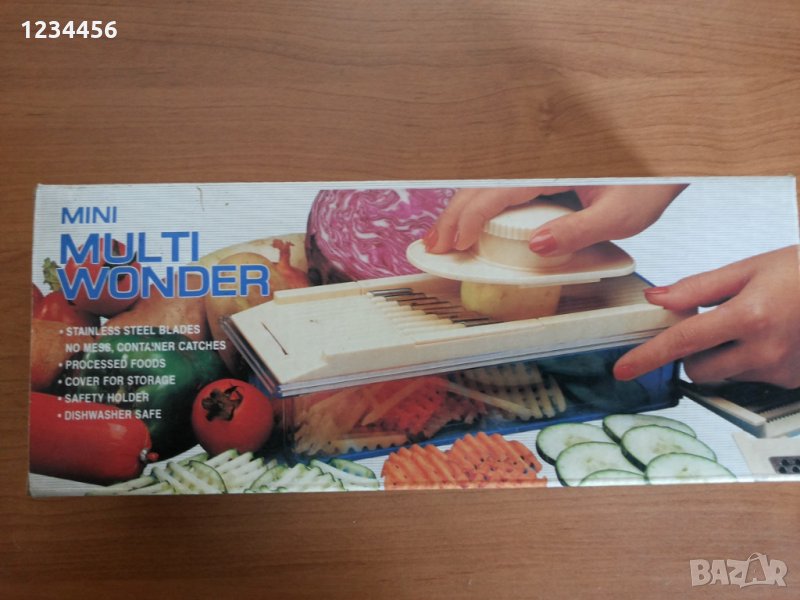 Ново, пакетирано мини мулти чудо за бързо нарязване на ЗЕЛЕНЧУЦИ, ПЛОДОВЕ, МЕСО, КАШКАВАЛ, ХЛЯБ,, снимка 1