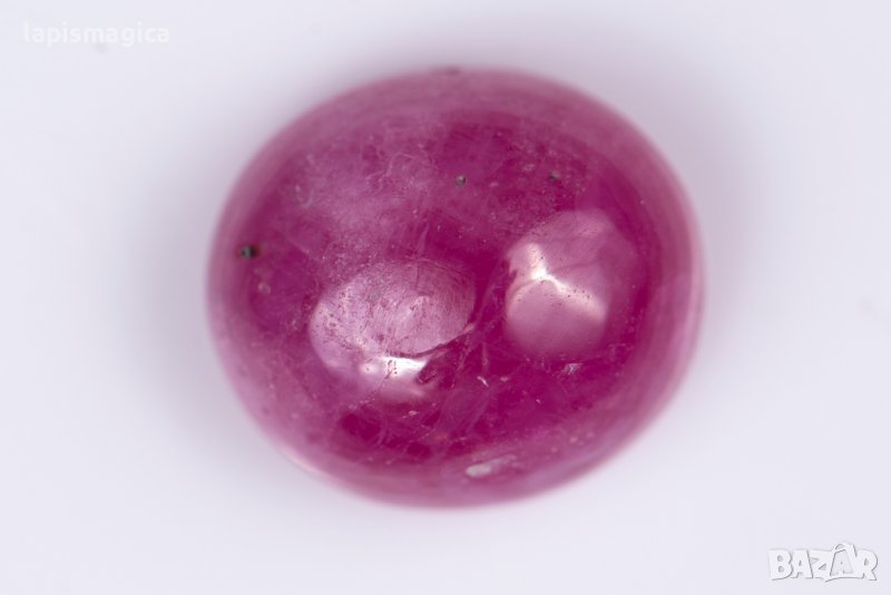 Рубин 4.0ct овален кабошон само нагряван, снимка 1