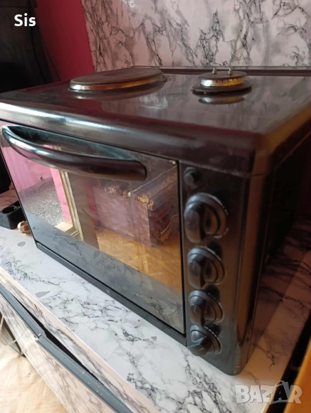 Готварска печка Елдом- черна с 20%намаление Черен Петък, снимка 1