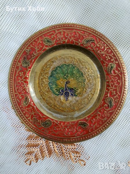 Декоративна чинийка - емайл, снимка 1