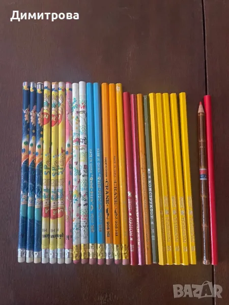 Моливи за рисуване и чертане, моливи с гумички, моливи за стъкло, химически молив, снимка 1