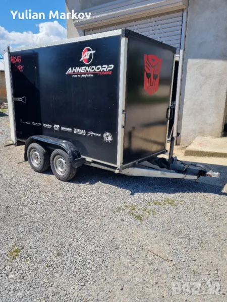 Двуосно ремарке куфар, снимка 1