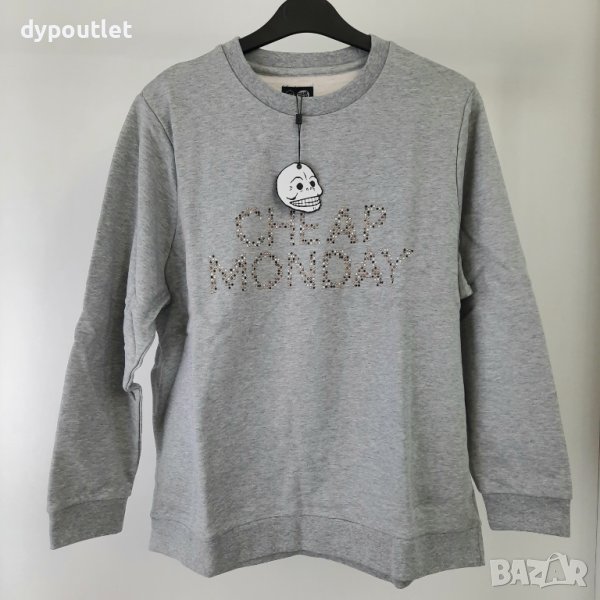 Дамски памучен пуловер дълъг ръкав Cheap Manday, размер - универсален., снимка 1