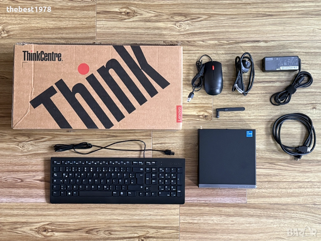 Mini PC Lenovo NEO 50Q Gen4`i5-13420H/16GB DDR4/512GB NVMe/Full Pack, снимка 1