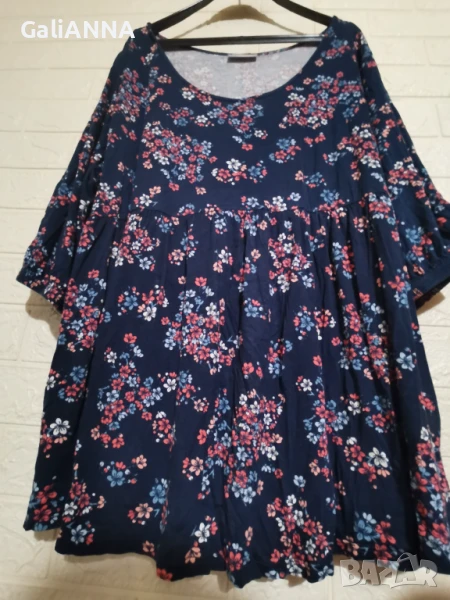 СТРАХОТНА ТУНИКА ЕФЕКТЕН ДЕСЕН 3XL-5XL, снимка 1