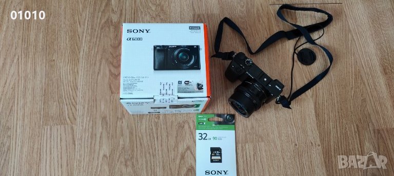 Sony Alpha 6000+обектив 16-50+гаранция до 01.2025 + удължена гаранция, снимка 1