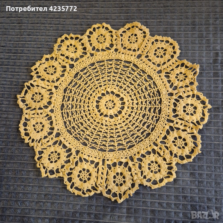 Тишлайфер плетен на една кука , снимка 1