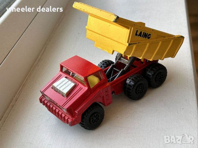 Метална количка Matchbox 1973 BIG TIPPER K-4 LAING, снимка 5 - Колекции - 39977604