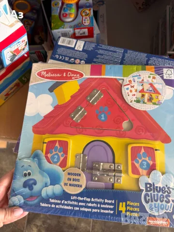 Бизиборд Амазон на едро топ цена Образователна дъска Melissa & Doug - Blue`s Clues & You!, снимка 3 - Образователни игри - 55834799