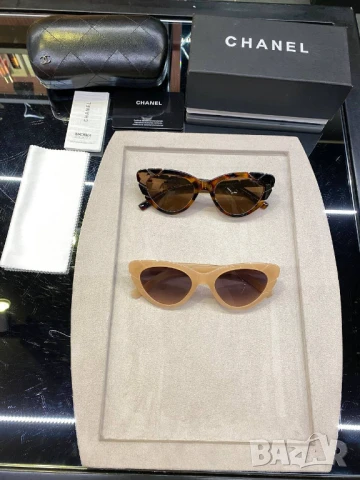 Очила с черен обикновен калъф и ув защита chanel, снимка 3 - Слънчеви и диоптрични очила - 51419648