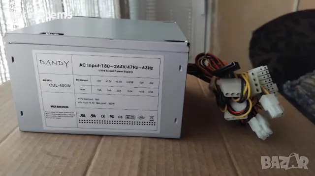 Компютърно захранване 400W DANDY CDL-400W Ultra Silent Power Supply 120mm FAN, снимка 7 - Захранвания и кутии - 49271754