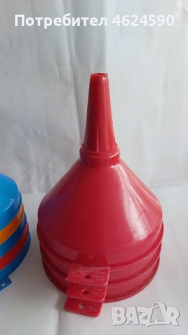 Фуния, пластмасови, нови, снимка 2 - Аксесоари за кухня - 52197120